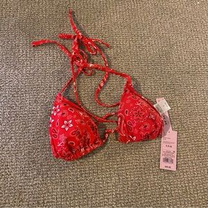 NWT - Target Red Bikini Top